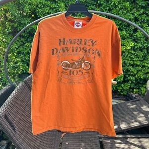 Harley-Davidson Orange Short Sleeve Tee